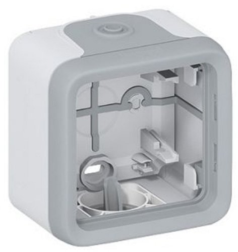 Коробка для наружнего монтажа Legrand Plexo 1-м. IP55 серый фото Коробка для наружнего монтажа Legrand Plexo 1-м. IP55 серый картинка